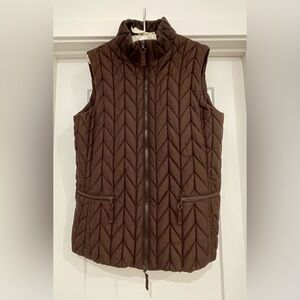 Women’s dark brown vest size M